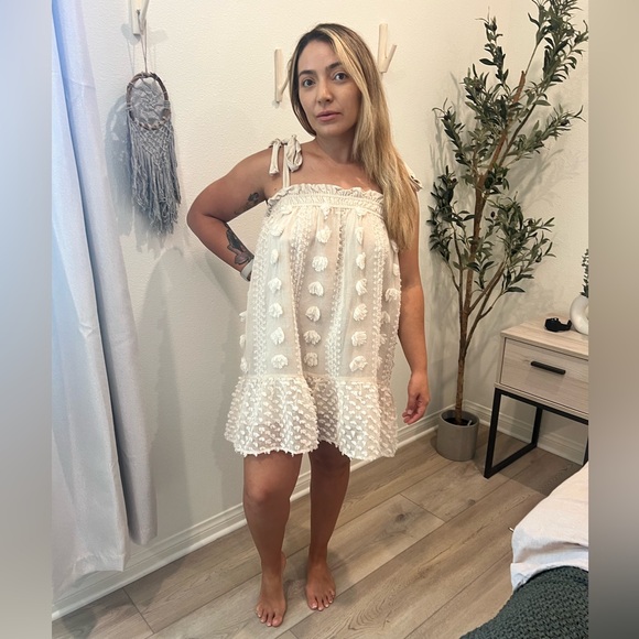 VICI tie shoulder baby doll dress - Picture 2 of 4